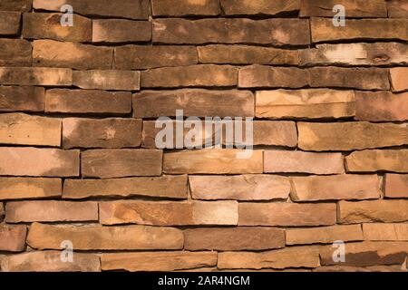 Stone wall texture background natural color Stock Photo