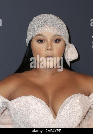 Lil' Kim  walking the red carpet at the Clive Davis' 2020 Pre-Grammy Gala held at The Beverly Hilton Hotel on January 25, 2020 in Los Angeles, California USA (Photo by Parisa Afsahi/Sipa USA) Stock Photo