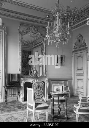 Interior of a palace (Elysée in Paris?) Date: 1938 Location: France, Paris Keywords: interior, rooms, palaces, mirrors, chairs Institution name: Palais d'Orsay Stock Photo