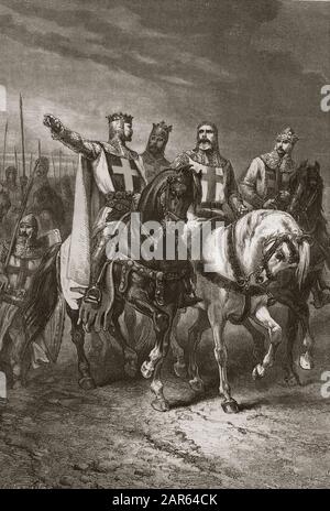 First Crusade (1096-1099). Raymond IV, Count of Toulouse (1041-1105 ...