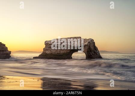 Natural Bridges State Beach. Santa Cruz, California, USA. Stock Photo