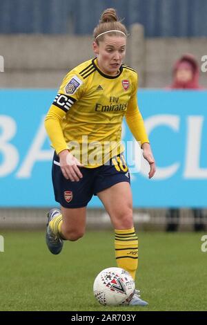 Romford, UK. 26th Jan, 2020.  Kim Little of Arsenal Women in action during the Women's FA Cup match between West Ham United and Arsenal at the Rush Green Stadium, Romford, London on Sunday 26th January 2020. (Credit: Jacques Feeney | MI News) Photograph may only be used for newspaper and/or magazine editorial purposes, license required for commercial use Credit: MI News & Sport /Alamy Live News Stock Photo