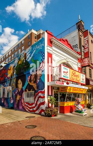 Bens Chili Bowl, 1213 U Street NW, Washington DC Stock Photo