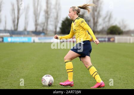 Romford, UK. 26th Jan, 2020.  Beth Mead of Arsenal Women during the Women's FA Cup match between West Ham United and Arsenal at the Rush Green Stadium, Romford, London on Sunday 26th January 2020. (Credit: Jacques Feeney | MI News) Photograph may only be used for newspaper and/or magazine editorial purposes, license required for commercial use Credit: MI News & Sport /Alamy Live News Stock Photo