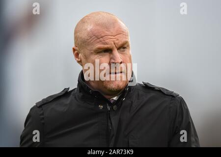 25th January 2020, Turf Moor, Burnley, England; Emirates FA Cup, Burnley v Norwich City : Sean Dyche manager of Burnley before the game Stock Photo