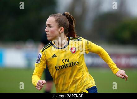 Dagenham, UK. 01st Feb, 2018. DAGENHAM, ENGLAND - JANUARY 27: Lia Walti of Arsenal during Women's FA Cup Fourth Round match between West Ham United Women and Arsenal at Rush Green Stadium on January 27, 2020 in Dagenham, England7 Credit: Action Foto Sport/Alamy Live News Stock Photo