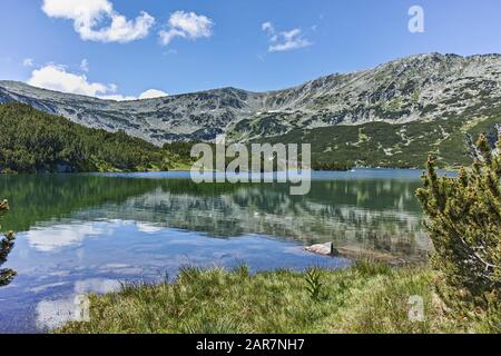 Landscape with The Stinky Lake (Smradlivoto Lake), Rila mountain, Bulgaria Stock Photo