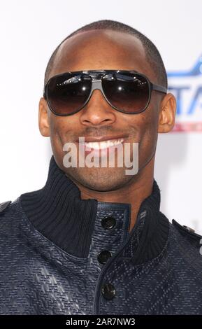 Kobe Bryant of the Los Angeles Lakers at the T-Mobile Magenta Carpet at the 2011 NBA All-Star Game at L.A. Live Plaza in Los Angeles, CA, USA.February 20, 2011 © mpi11/MediaPunch Inc. Stock Photo