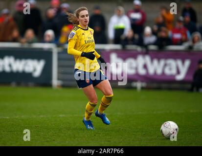 Dagenham, UK. 01st Feb, 2018. DAGENHAM, ENGLAND - JANUARY 27: Vivianne Miedema of Arsenal during Women's FA Cup Fourth Round match between West Ham United Women and Arsenal at Rush Green Stadium on January 27, 2020 in Dagenham, England7 Credit: Action Foto Sport/Alamy Live News Stock Photo