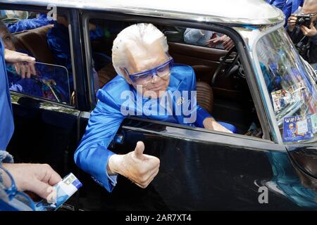 Paris, France. 26th Jan, 2020. The famous cabaret director Michou whose real name Michel Georges Alfred Catty died at 88 years old. Stock Photo