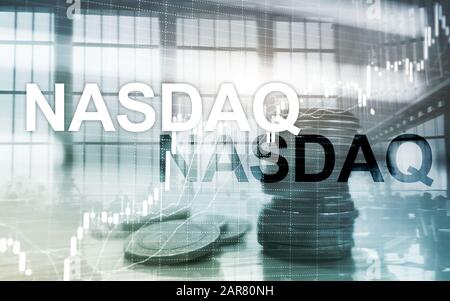 National Association of Securities Dealers Automated Quotation. NASDAQ Stock Photo