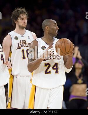 Los Angeles, CALIFORNIA, USA. 3rd Mar, 2009. Kobe Bryant, 41, dies in helicopter crash in Calabasas, California today Sunday 26 January 2020.ARMANDO ARORIZO Credit: Armando Arorizo/Prensa Internacional/ZUMA Wire/Alamy Live News Stock Photo