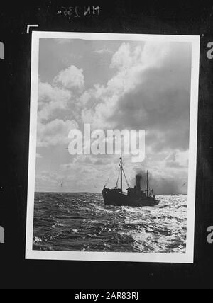 MN [Merchant Navy]/Anefo London series  [fishing] Annotation: Repronegative Date: October 1943 Location: Great Britain Keywords: merchant fleets, navy, ships, World War II Stock Photo