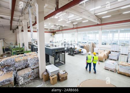 Printing house shop Stock Photo