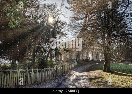 Stowe House (School) & Gardens, National Trust. Stock Photo