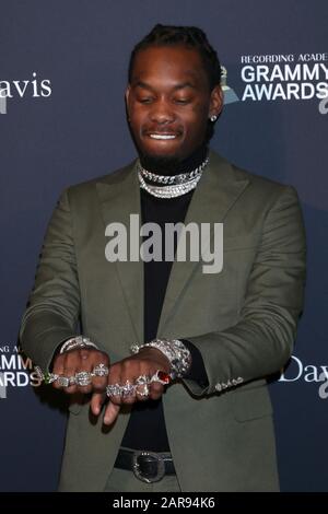 January 25, 2020, Beverly Hills, CA, USA: LOS ANGELES - JAN 25:  Offset at the 2020 Clive Davis Pre-Grammy Party at the Beverly Hilton Hotel on January 25, 2020 in Beverly Hills, CA (Credit Image: © Kay Blake/ZUMA Wire) Stock Photo