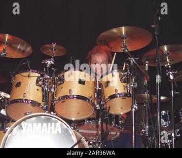 SEPTEMBER 15: Matt Frenette of Loverboy performs at Lakewood Amphitheatre in Atlanta, Georgia on September 15, 2002.  CREDIT: Chris McKay / MediaPunch Stock Photo