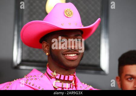 Los Angeles, Ca. 26th Jan, 2020. Lil Nas X at the 62nd Grammy Awards at the Staples Center in Los Angeles, California on January 26, 2020. Credit: Tony Forte/Media Punch/Alamy Live News Stock Photo