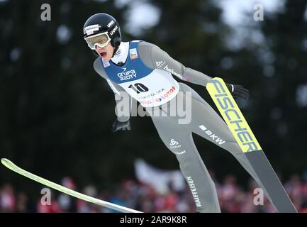 Zakopane, Poland. 26th Jan, 2020. seen in action during the individual competition of the FIS Ski Jumping World Cup in Zakopane 2020. Credit: SOPA Images Limited/Alamy Live News Stock Photo