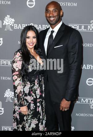 (FILE) Kobe Bryant Dies At 41. CULVER CITY, LOS ANGELES, CALIFORNIA, USA - NOVEMBER 10: Vanessa Laine Bryant and husband/American basketball player Kobe Bryant arrive at the 2018 Baby2Baby Gala held at 3Labs on November 10, 2018 in Culver City, Los Angeles, California, United States. (Photo by Xavier Collin/Image Press Agency) Credit: Image Press Agency/Alamy Live News Stock Photo