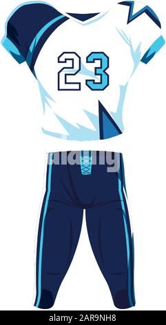 American football uniforms custom design Vector Image