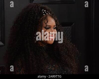 Los Angeles, CA, USA. 26th Jan 2020. NAO arrives for the 62nd annual Grammy Awards held at Staples Center in Los Angeles on Sunday, January 26, 2020. Photo by Jim Ruymen/UPI Credit: UPI/Alamy Live News