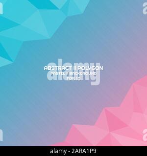 Polygon abstract background modern art shape design line backdrop style with space. vector illustration Stock Vector