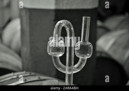 Dopff Au Moulin, Wine Distillery, Riquewihr, Alsace, France, Europe Stock Photo