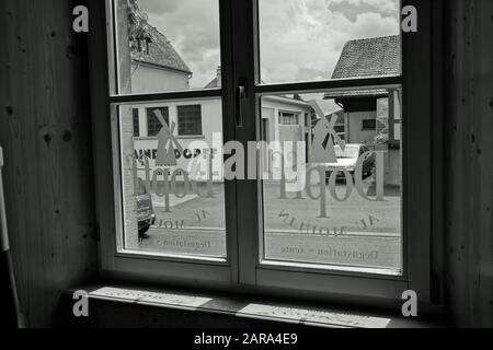 Dopff Au Moulin, Wine Distillery, Riquewihr, Alsace, France, Europe Stock Photo