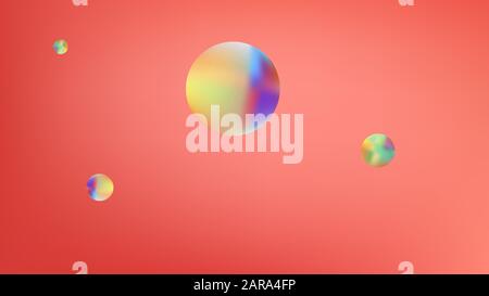 Clear space fantasy. Background texture, bright. Elementary colorific illustration idea. Coral colored. Space, new collection background. Colorful spa Stock Vector