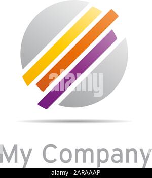 Vector sign dynamic globe Stock Vector