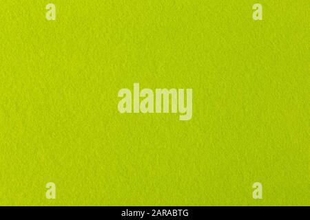 Lime felt fabric close-up. High quality texture in extremely high resolution. Stock Photo
