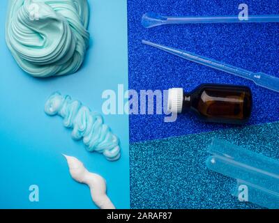 How to make FLUFFY SLIME WITH TOOTHPASTE