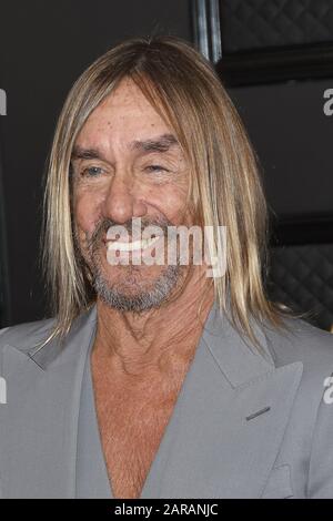 Los Angeles, CA, USA. 26th Jan, 2020. Iggy Pop arrives at the 62nd Annual Grammy Awards red carpet held at the Staples Center on January 26, 2020 in Los Angeles, California, United States. (Photo by Sthanlee B. Mirador/Sipa USA) Credit: Sipa USA/Alamy Live News Stock Photo