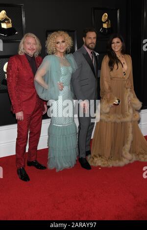 Los Angeles, USA. 26th Jan, 2020. Little Big Town arrive at the 62nd Annual Grammy Awards red carpet held at the Staples Center on January 26, 2020 in Los Angeles, California, United States. (Photo by Sthanlee B. Mirador/Sipa USA) Credit: Sipa USA/Alamy Live News Stock Photo