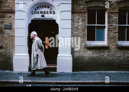 Daily city life scene in London, UK Stock Photo