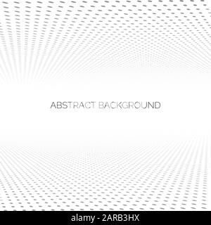 Abstract Background with Dots and Gradient. Modern Halftone Pattern. Vector illustration Stock Vector