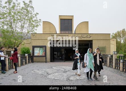 The Museum of Modern Art in Laleh Park in the Iranian capital Tehran, taken on April 14th, 2017. In addition to many works by Iranian artists of the 19th and 20th centuries, the museum has a collection of modern western art, which is considered one of the most extensive outside of Europe and America. | usage worldwide Stock Photo