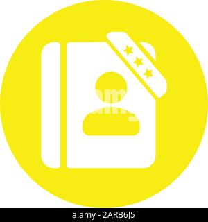 Beautiful design and fully editable Bookmark icon, document, favorite icon for commercial, print media, web or any type of design projects. Stock Vector