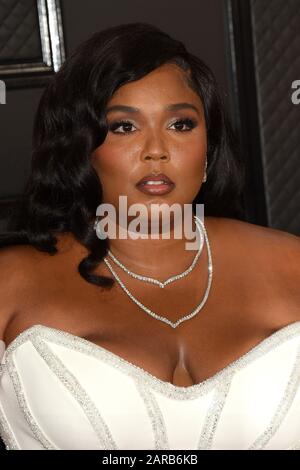 January 26, 2020, Los Angeles, CA, USA: LOS ANGELES - JAN 26:  Lizzo at the 62nd Grammy Awards at the Staples Center on January 26, 2020 in Los Angeles, CA (Credit Image: © Kay Blake/ZUMA Wire) Stock Photo