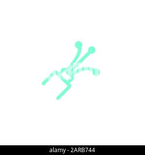 fiber optic cable icon design template Stock Photo - Alamy