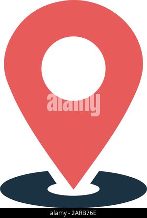 Creative element design from stock market icons collection. Pixel perfect Location Icon, Map, Address, Geographical Position for commercial, print med Stock Vector
