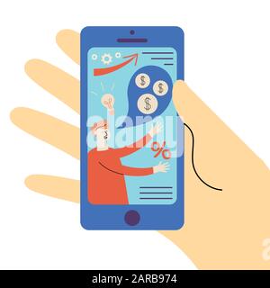 Business analytics financial wealth strategy planning and modern technologies concept Stock Vector