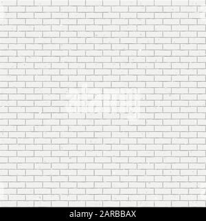 White brick wall texture seamless vector illustration Stock Vector ...