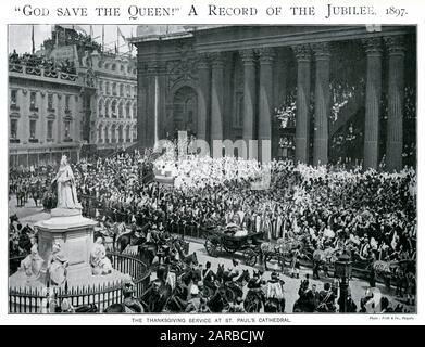 Queen Victoria's Diamond Jubilee 1897 Stock Photo