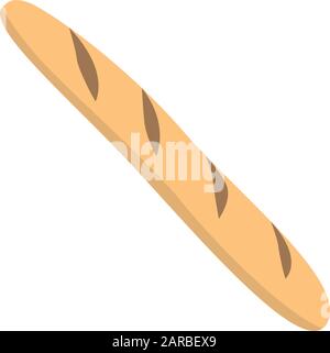Isolated baguette icon Stock Vector