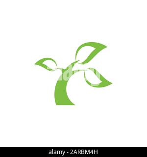 tree unique motion design logo vector Stock Vector