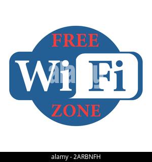 The wi-fi signal icon. Modern modem internet icon. Stock Vector