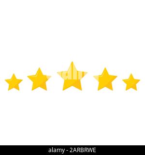 Yellow cartoon vector star Stock Vector