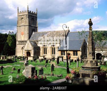 St Nicholas Church, Bathampton near Bath, Somerset. Stock Photo